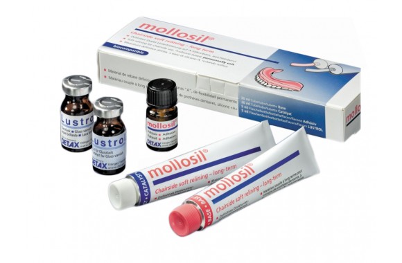 Mollosil материал для перебазировки протезов, стартовый набор 2х30мл
