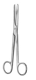 Ножницы операционные MAYO, тупоконечные, прямые, 17 см